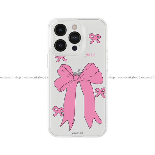 Pretty In Pink Transparent Mobile Cover