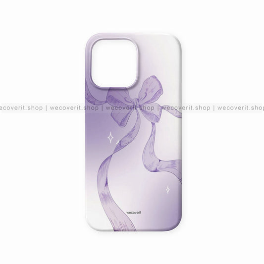 Purple Bow Mobile Cover