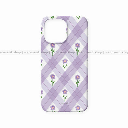 Purple Flower Mobile Cover