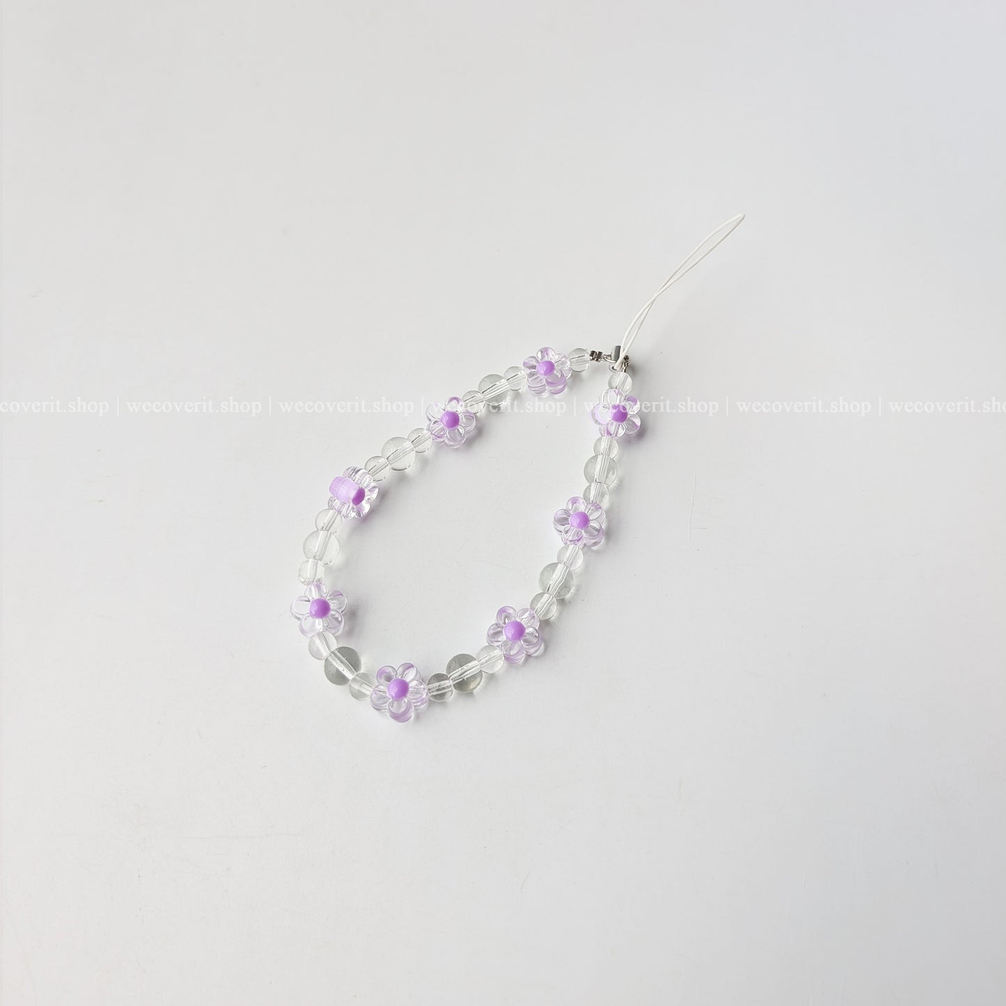 Purple Floral Dayz Mobile Charm