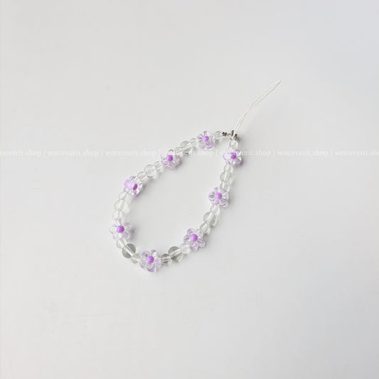 Purple Floral Dayz Mobile Charm