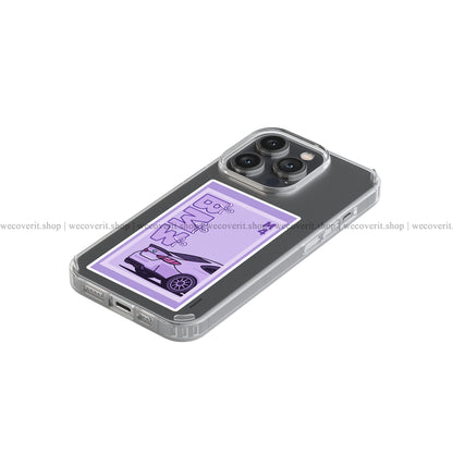 Purple M4 Dream Transparent Mobile Cover