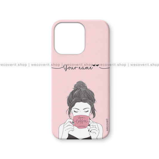 Quite Mood Girl Mobile Cover