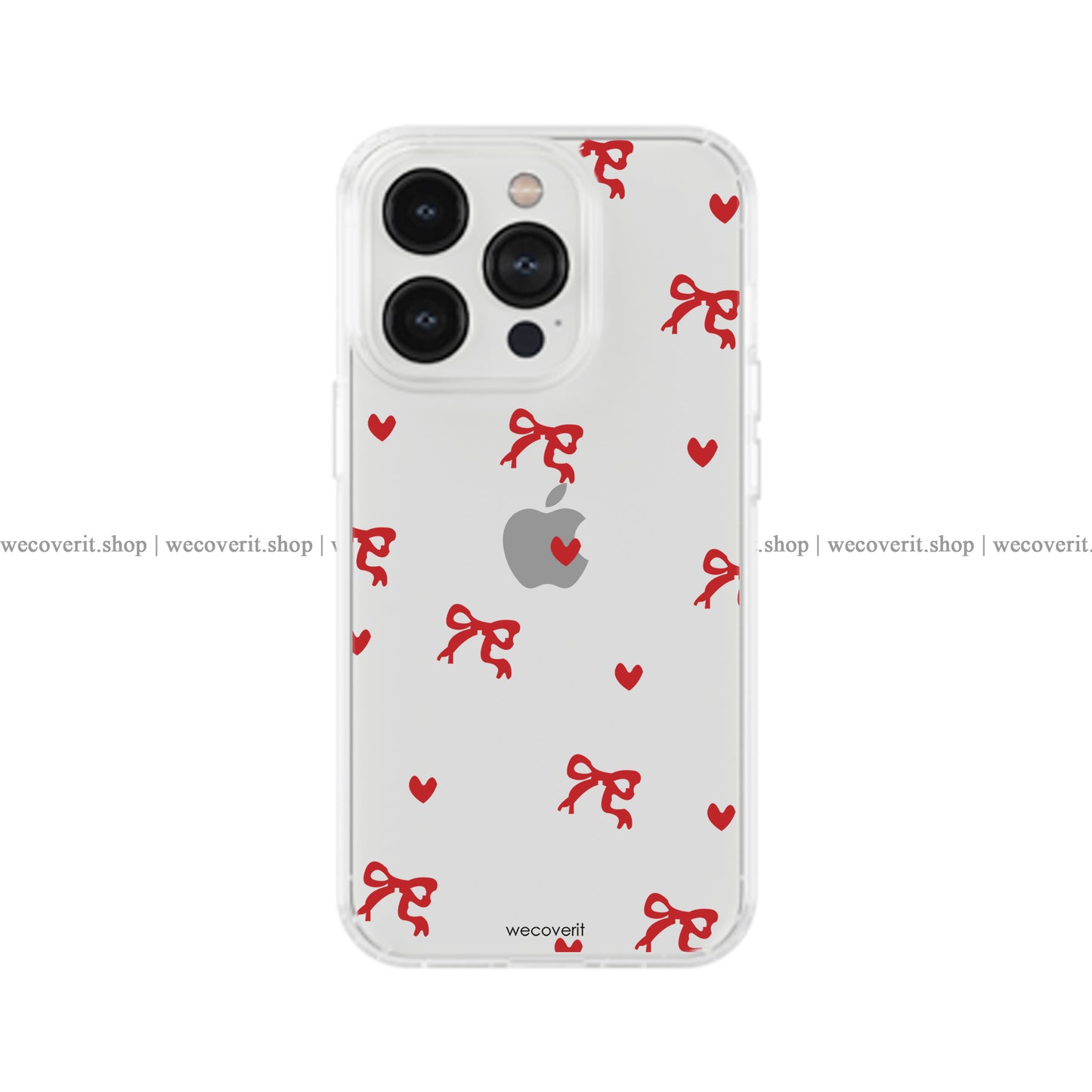 Ribbon Romance Transparent Mobile Cover