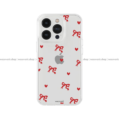 Ribbon Romance Transparent Mobile Cover