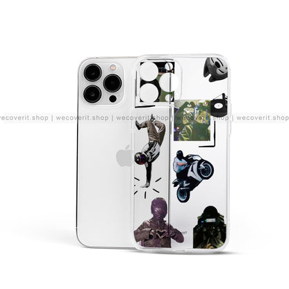 Rider Aesthetic Transparent Mobile Cover