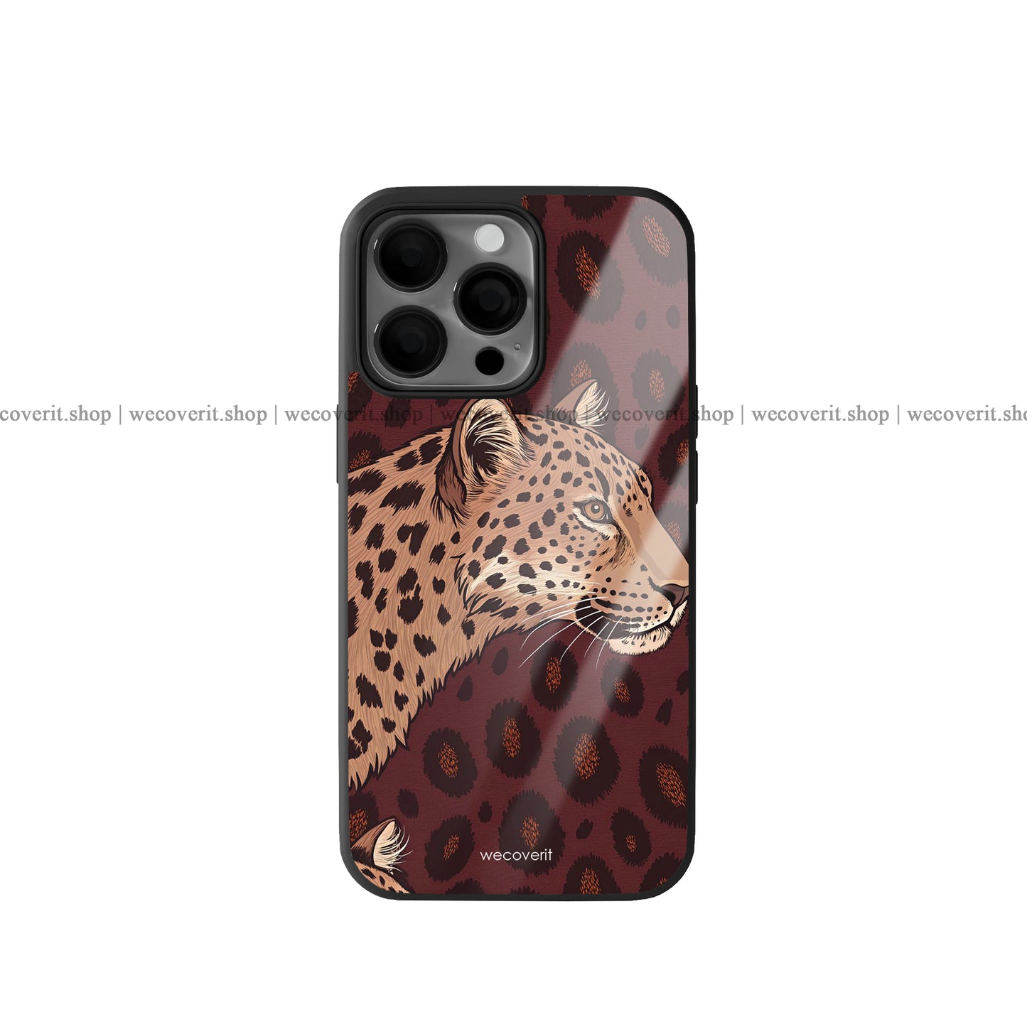 Royal Leopard Aesthetic Premium Glossy Phone Cover