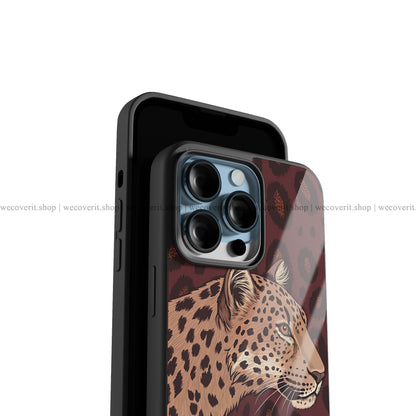 Royal Leopard Aesthetic Premium Glossy Phone Cover