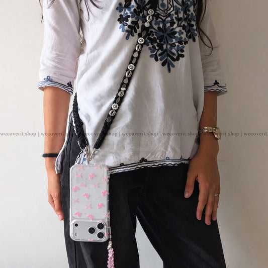 Midnight Pearl Phone Sling