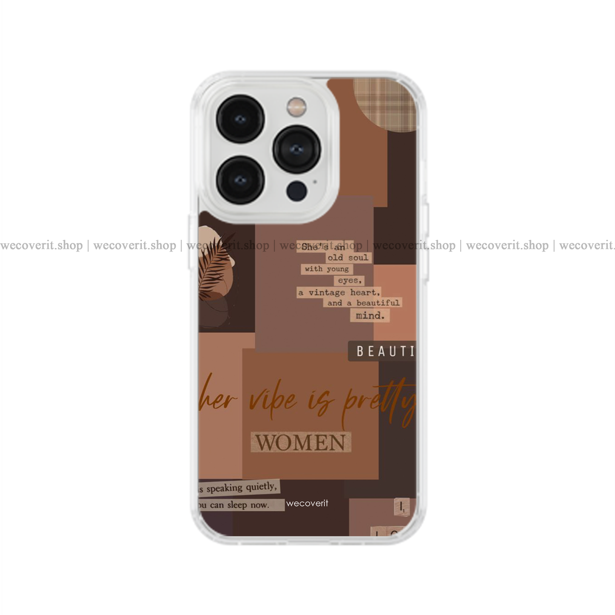 Shades of Brown Aesthetic Soft Mobile Cover