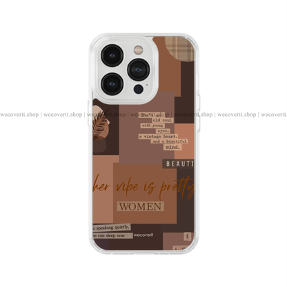 Shades of Brown Aesthetic Soft Mobile Cover