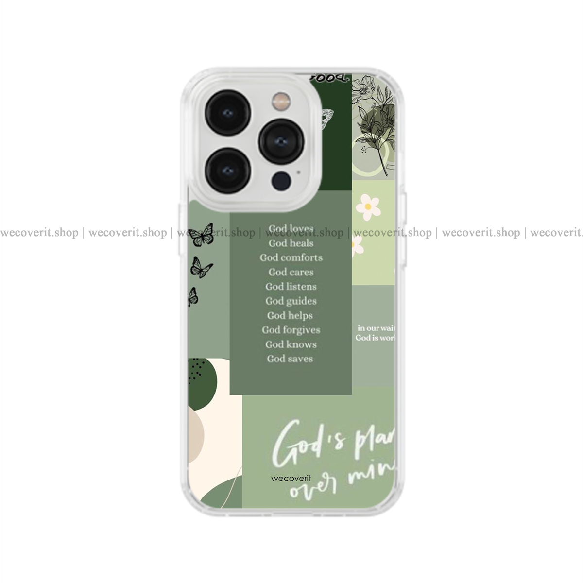 Shades of Green Aesthetic Soft Mobile Cover