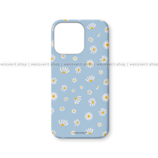 Sky Petals Floral Mobile Cover