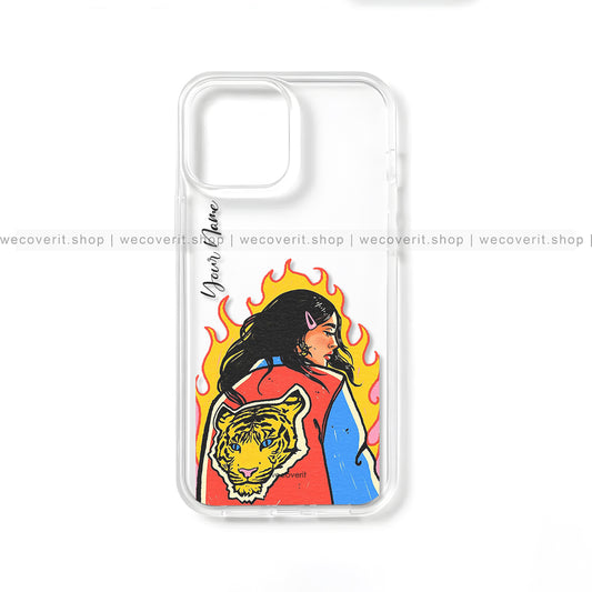 Solo Girl Transparent Mobile Cover