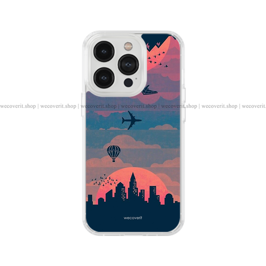 Sunset Of Travel Destination Travel Soft Mobile Cover