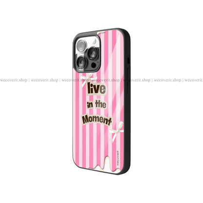 Sweet Stripe Aesthetic Premium Glossy Phone Cover