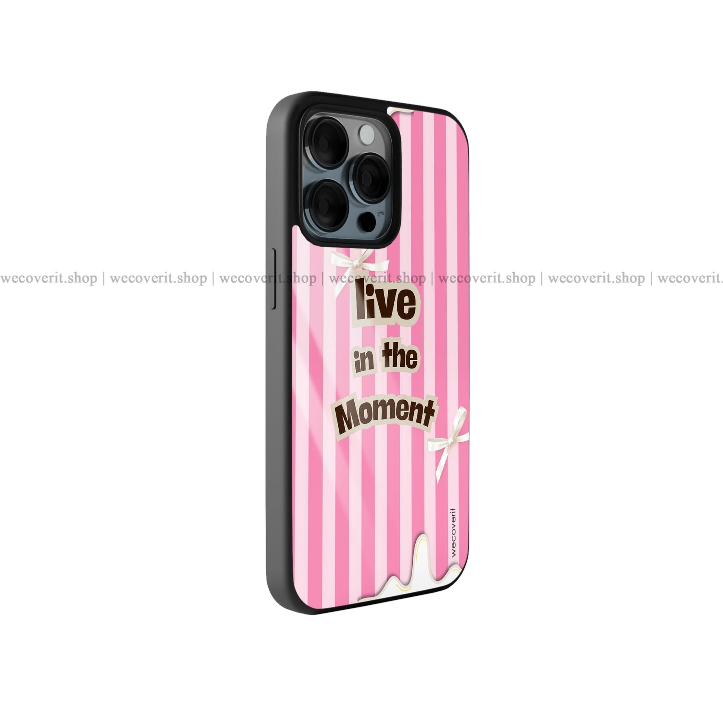 Sweet Stripe Aesthetic Premium Glossy Phone Cover