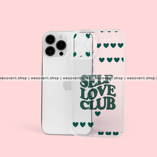 Self Love Club Clear Transparent Cover