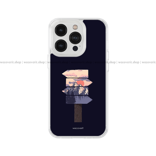 Travel Directions Black BG Travel Soft Mobile Cover