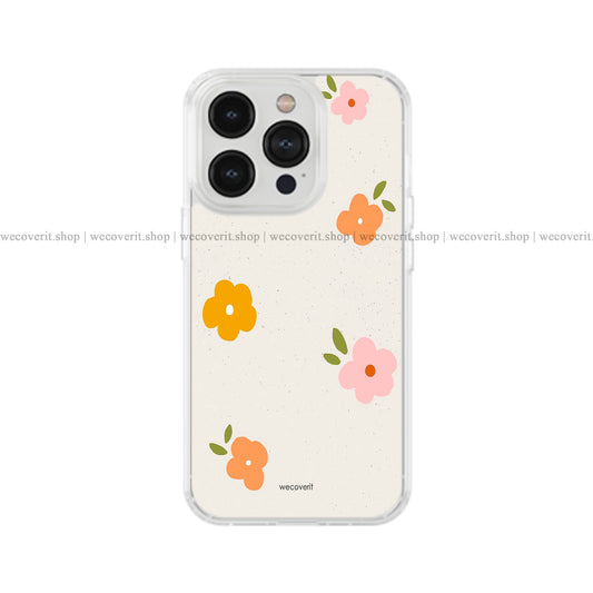 Vector Pastel Flowers Floral Soft Mobile Cover