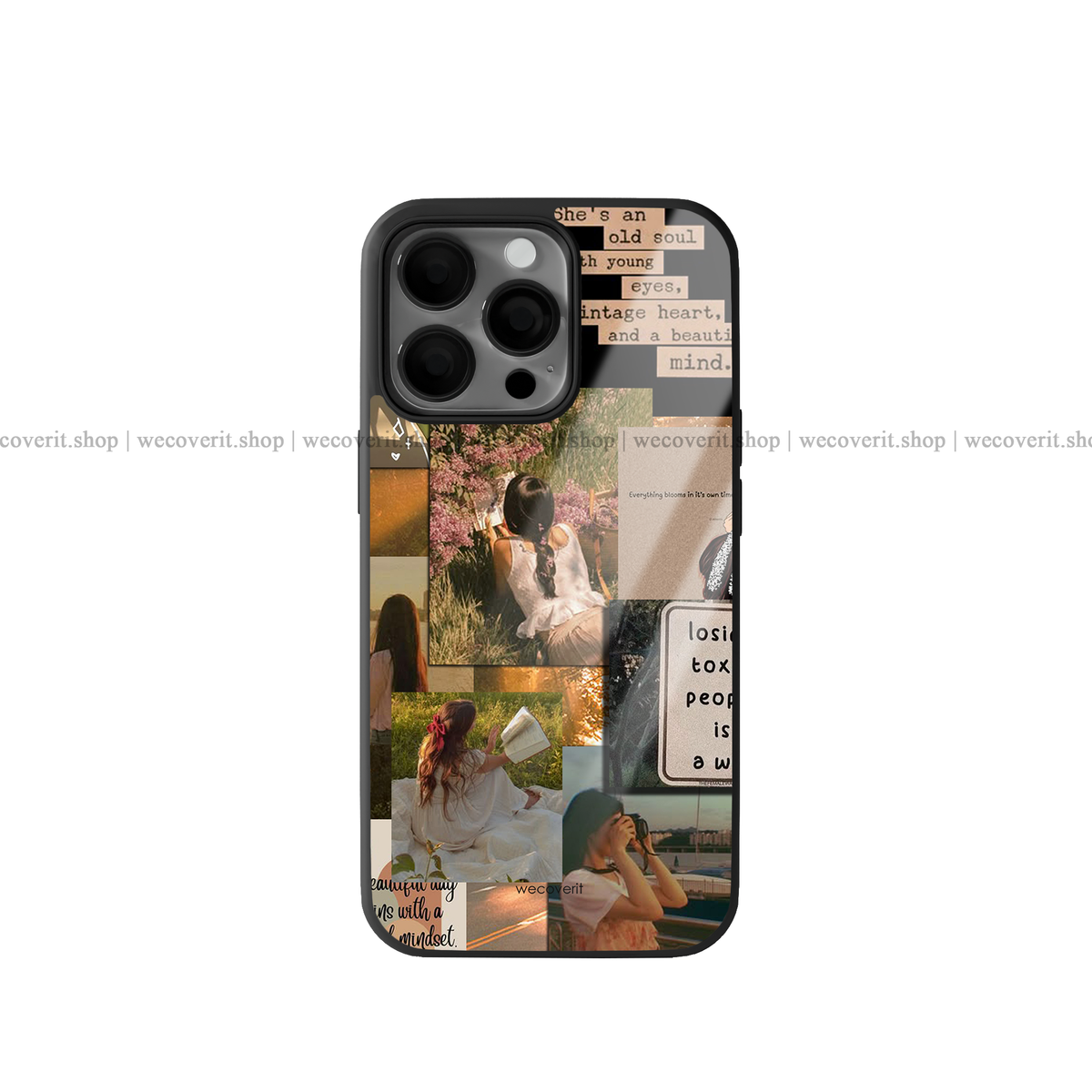 Vintage Aesthetic Premium Glossy Phone Cover