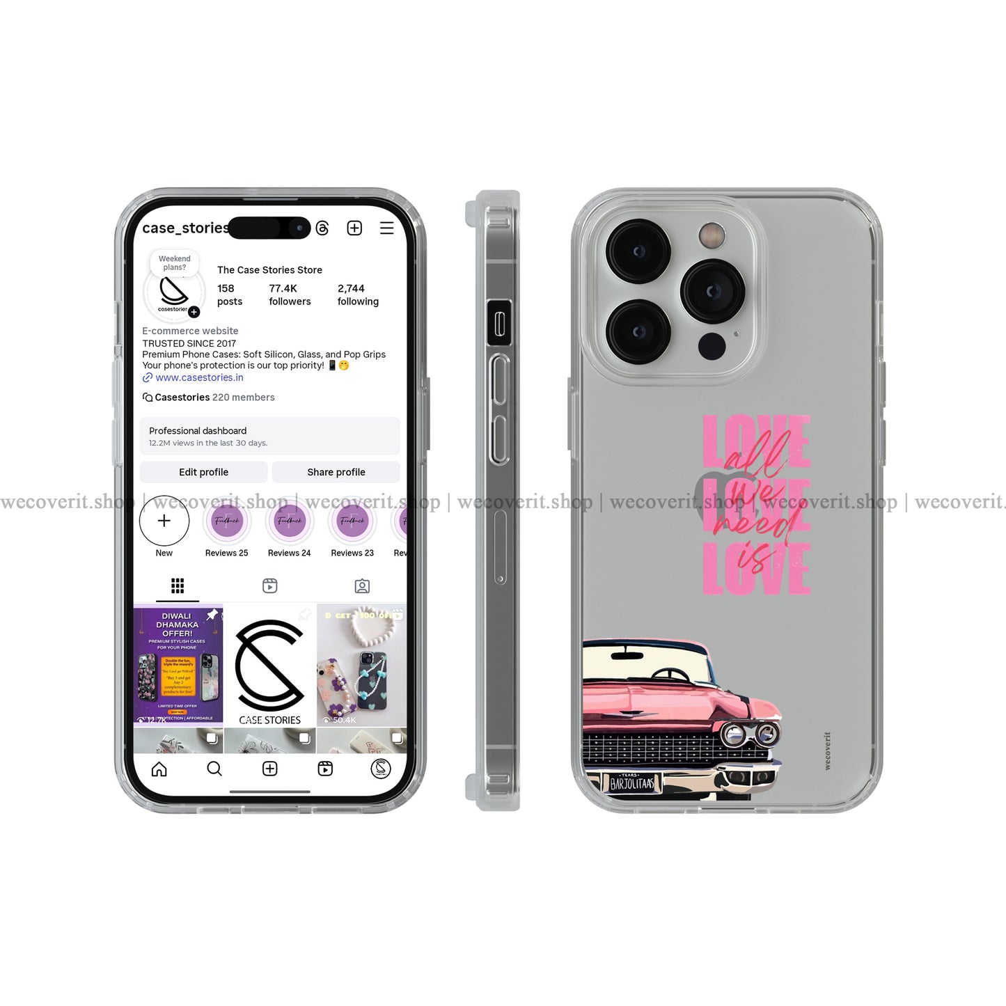Vintage Drive Transparent Mobile Cover