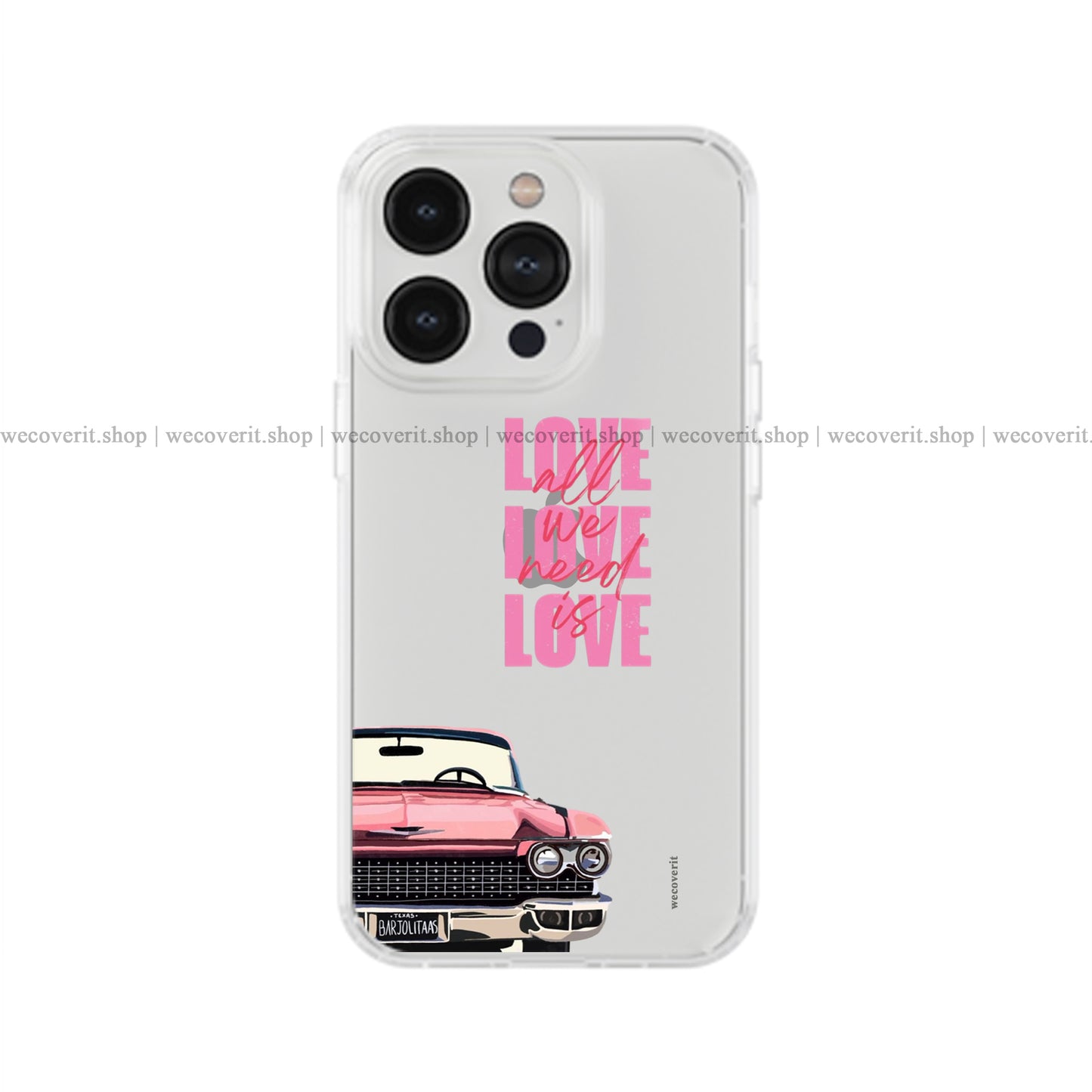 Vintage Drive Transparent Mobile Cover