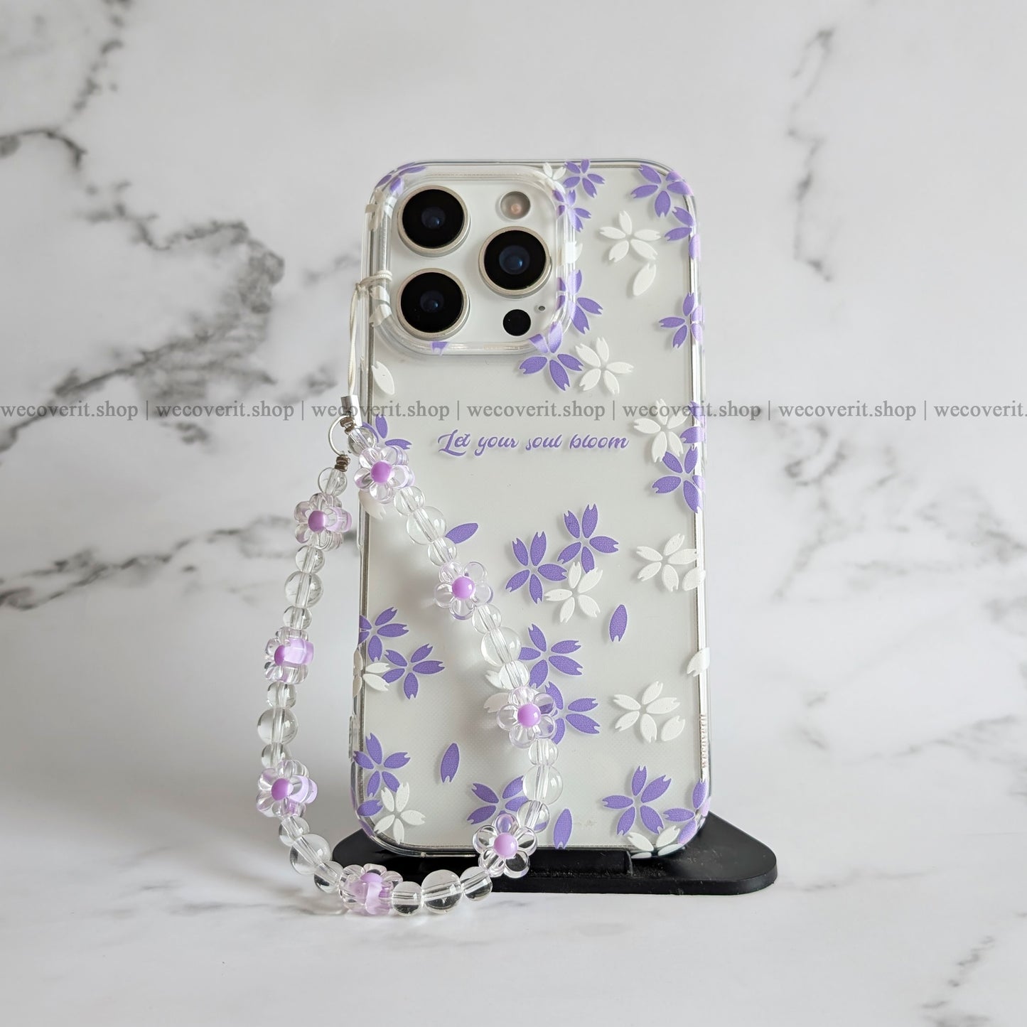 Violet Whisper with Charm Cover