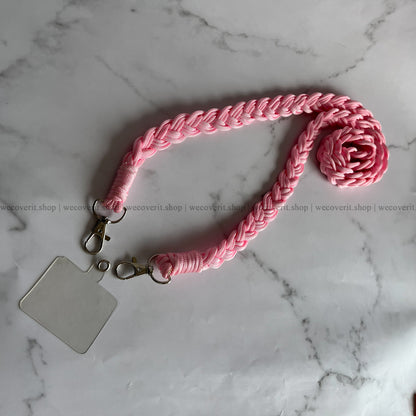 Pink Phone Slings with Card Holder