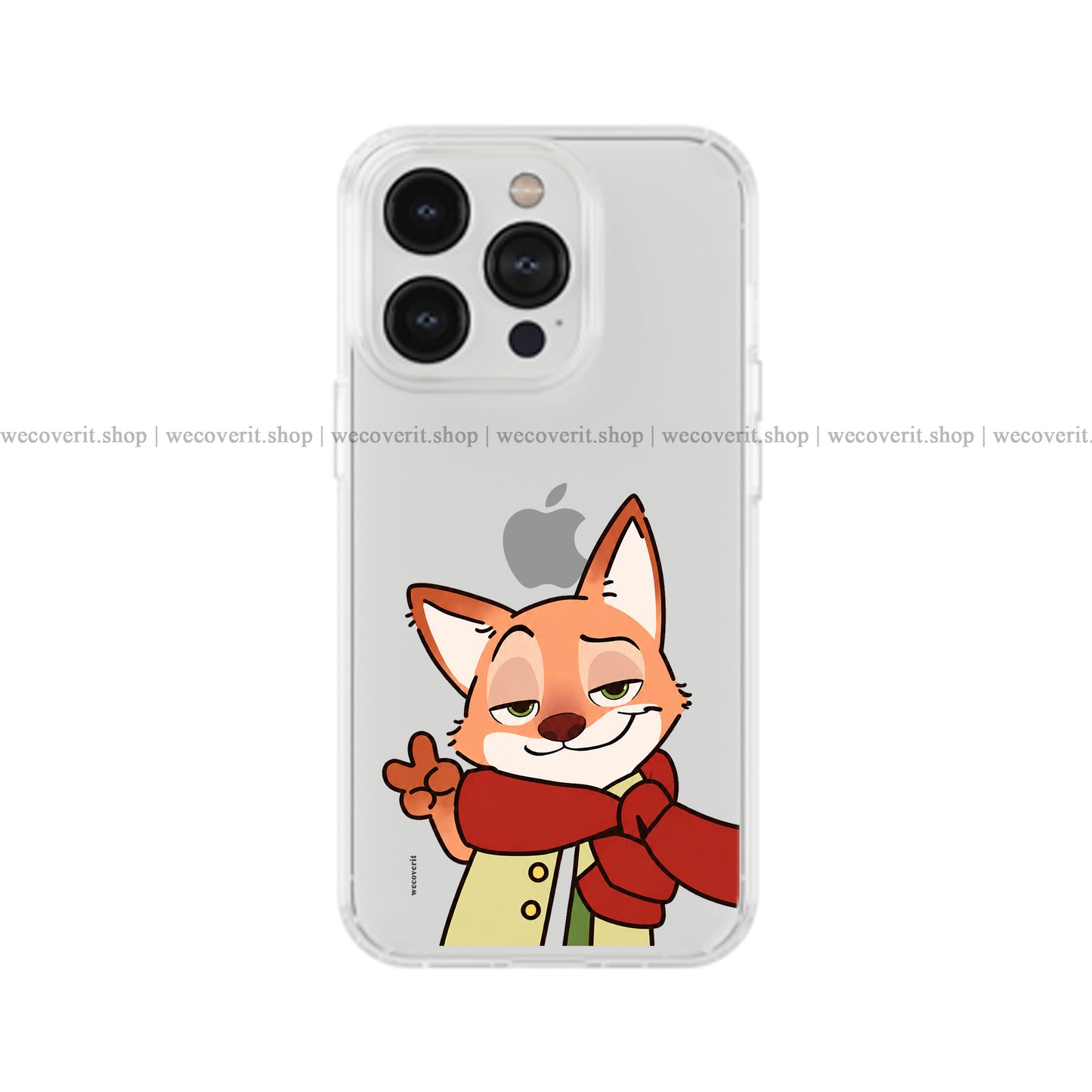 fox character transparent Mobile Cover