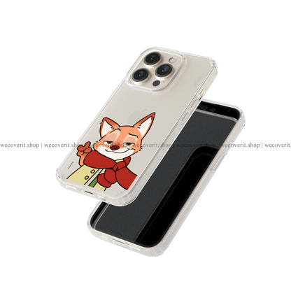 fox character transparent Mobile Cover