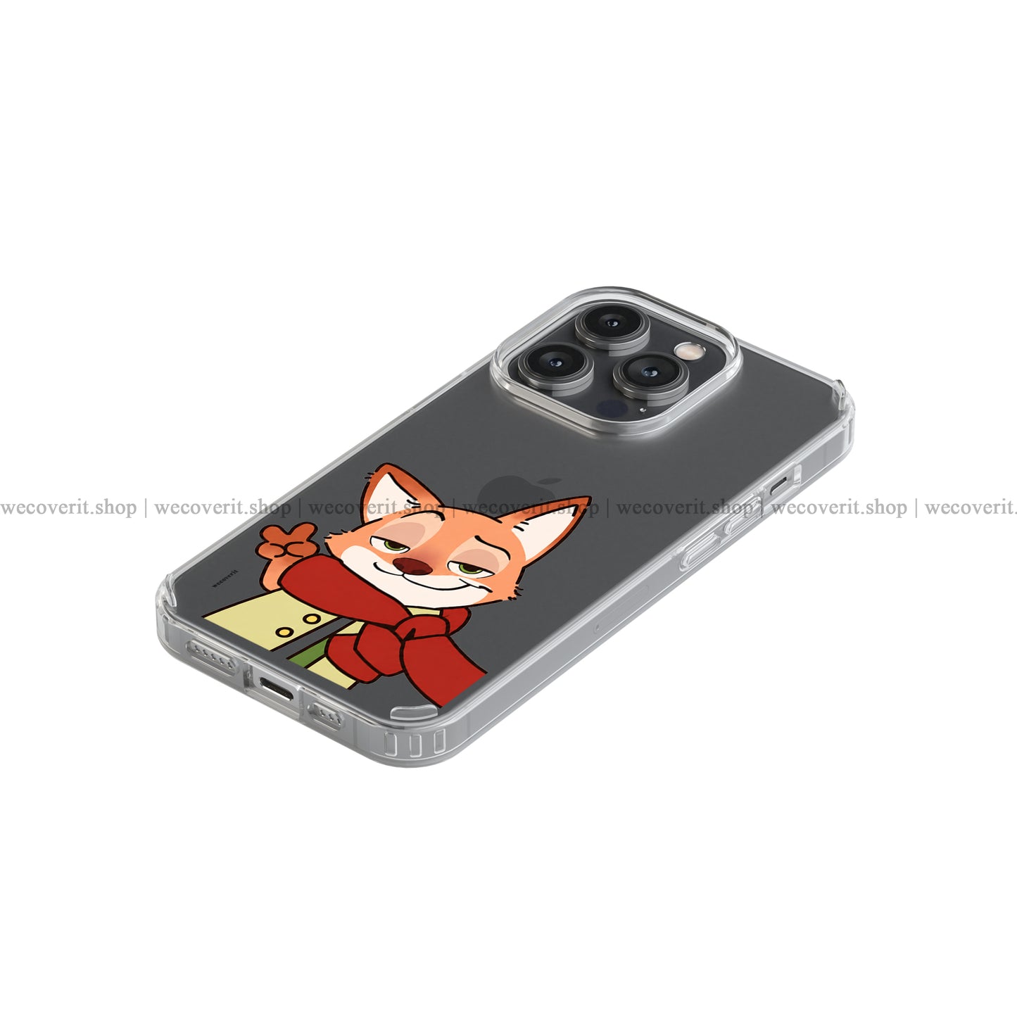 fox character transparent Mobile Cover