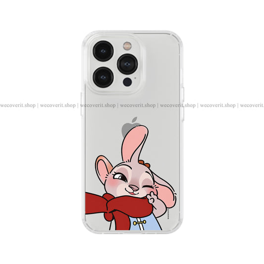rabbit character transparent Mobile Cover