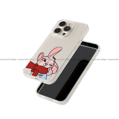 rabbit character transparent Mobile Cover