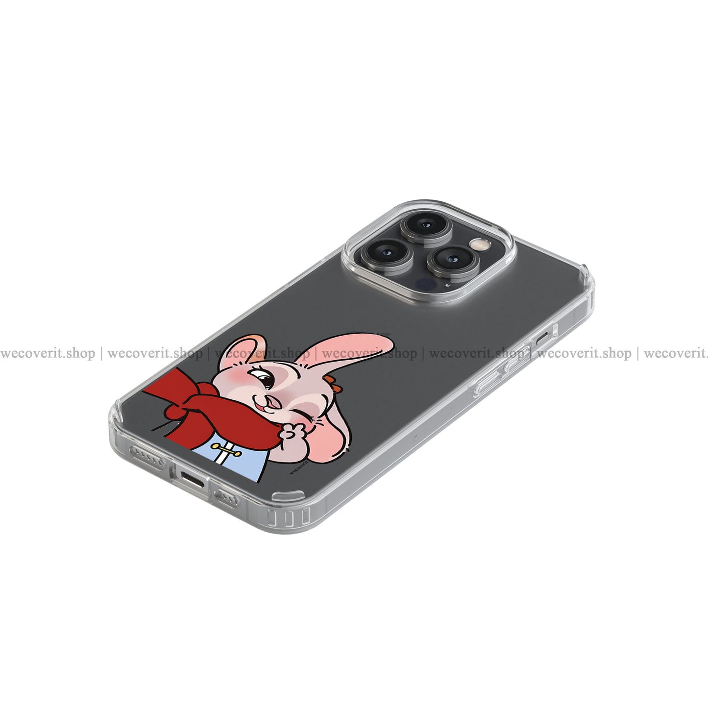 rabbit character transparent Mobile Cover